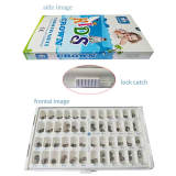 5PCS Dental Kid Primary Molar Teeth Temporary Crowns 1st 2nd Molar stainless steel for Upper/Lower Left/Right