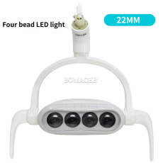 Dental LED Oral Light Induction Lamp For Dental Chair Unit 4 lamps 22mm