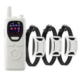 2024 New Dog 2 IN 1 Pet Training Collar Remote Rechargeable Waterproof 3 dogs