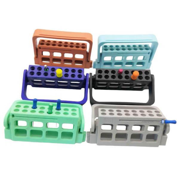 16 holes Dental Plastic Disinfection Box Shelf Resistant to 135 ° For Endo Files