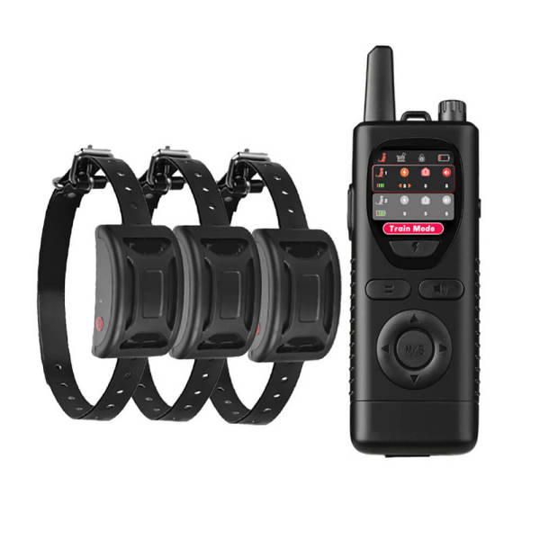 2024 New Dog 2 IN 1 Pet Training Collar Remote Rechargeable Waterproof 3 dogs
