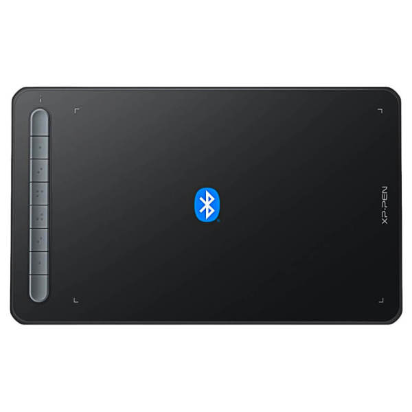 XPPen Drawing Tablet Deco MW Bluetooth Wireless Computer Graphics Tablet, Battery-Free X3 Stylus and 8 Shortcut Keys, Compatible with Chrome OS, Windows 7/8/10/11, Linux, Mac, Android (8x5 in, Black)