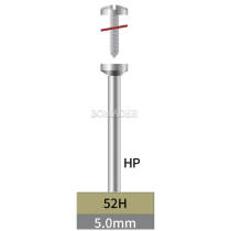 10PCS Bomaoer Dental Lab Professional Shanks 52H Steel Mandrels
