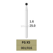10pcs Dental FG X5 25MM Oral Surgical Burs of Tungsten Carbide 001/016 BOMAOER