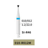 10 pcs Dental Diamond Invertted Cone Bur Medium Grit 010-R012M Inverted Cone SI-R46 22mm