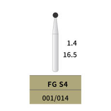 10pcs Dental Tungsten Carbide Bur FG Short Shank S4 16.5mm 001/014 High Speed
