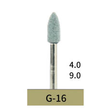 Dental Green Stones G16 10Pcs, Medium Grit for Ceramic Contouring