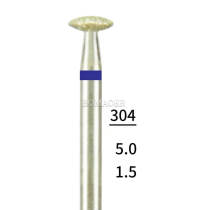 10pcs Dental Lab HP Wheel Diamond Bur MU55 Electroplated Medium Grit