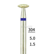 10pcs Dental Lab HP Wheel Diamond Bur MU55 Electroplated Medium Grit