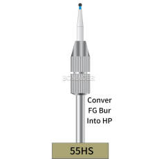 10PCS Bomaoer Dental Lab Reinforced Stainless Steel Mandrels - 55HS
