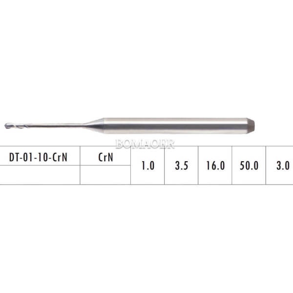 1pc Dental Lab CAD/CAM Milling Burs For Dentium,For PMMA DT-01-10-CRN