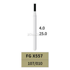 10pcs Dental Oral Surgical Burs of Tungsten Carbide FG X557 25MM 107/010 BOMAOER