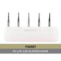 5PCS/KIT Dental Tungsten Carbide of FG shank 0.8mm for Students Kit Bomaoer
