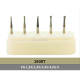5PCS/KIT Dental Tungsten carbide burs of Ball shape Assorted in FG shank Kit