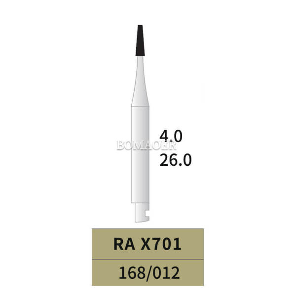 10pcs Dental Oral Surgical Burs Tungsten Carbide 26MM 168/012 Slow speed RA X701