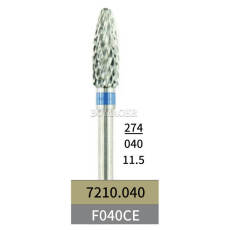 1pc Dental Lab Tungsten Carbide Cutter,HP Polisher Medium Cross Cut F040CE