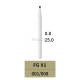 10pcs Dental Oral Surgical Burs FG X1 25MM of Tungsten Carbide 001/008 BOMAOER