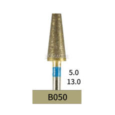 10pcs Dental Lab Full-Sintered Diamond.HP bur B050 Medium Grit For Metal