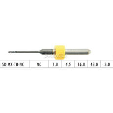 1pc Dental Lab CAD/CAM Milling Burs For Sirona MX5,For Zirconia SR-MX-10-NC