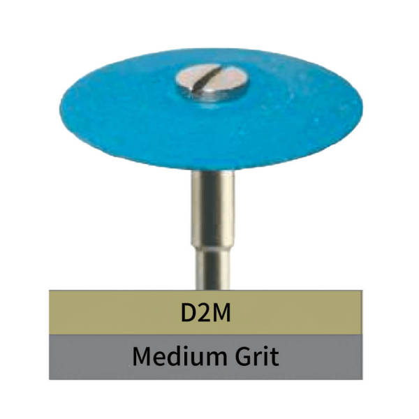 1PC Dental Zirconia & Ceramic Polisher Set MONO Color D2M Medium Grit