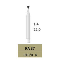 10pcs Dental RA/CA Tungsten Carbide Bur RA37 - 22mm Low Speed Shank