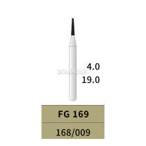 10pcs Tungsten Carbide Bur Taper 168/009 High speed Prepare Cavities FG169 19MM