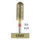 10pcs Dental Lab Full-Sintered Diamond.HP bur C050F Fine Grit For Metal