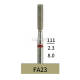 10pcs Dental Lab HP Diamond Bur FA23 Electroplated Fine Grit For Grind Zirconia