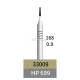 10pcs Dental Lab HP Tungsten Carbide Bur Taper HP 699 0.9mm
