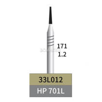 10pcs Dental Lab HP Tungsten Carbide Bur Taper HP 701L 1.2mm