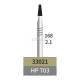 10pcs Dental Lab HP Tungsten Carbide Bur Taper HP 703 2.1mm
