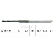 1pc Dental Lab CAD/CAM Milling Burs For ZirkonZahn M3,For Zirconia ZZ-03-20-NC