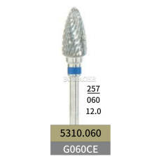 1pc Dental Lab Tungsten Carbide Cutter,HP Polisher Medium Cross Cut G060CE
