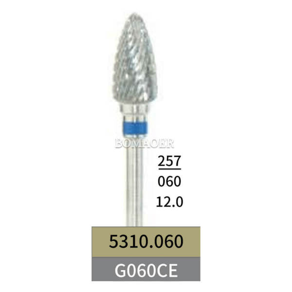 1pc Dental Lab Tungsten Carbide Cutter,HP Polisher Medium Cross Cut G060CE