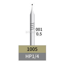 10pcs Dental Lab HP Tungsten Carbide Bur Round HP1/4 Dia 0.5mm