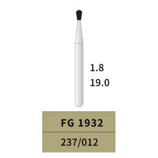 10pcs Dental FG1932 19MM Tungsten Carbide Bur 237/012 High speed Cutting Crown