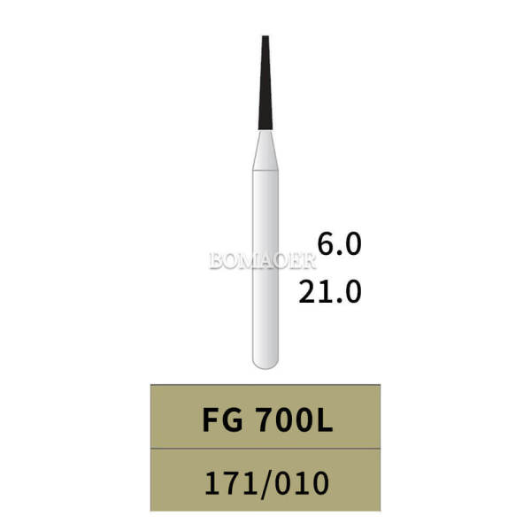 10pcs Tungsten Carbide Bur 21MM 171/010 High speed Prepare Cavitie Taper FG700L