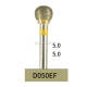 10pcs Dental Lab Full-Sintered Diamond.HP bur D050EF Extra Fine Grit For Metal