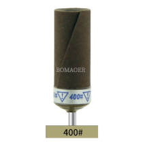 10pcs Dental Lab Sandpaper Kit 400# Grit with Mandrels for Fine Polishing