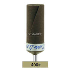 10pcs Dental Lab Sandpaper Kit 400# Grit with Mandrels for Fine Polishing