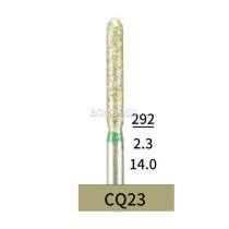 10pcs Dental Lab HP Torpedo Diamond Bur CQ23 Electroplated Coarse