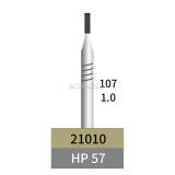 10pcs Dental Lab HP Tungsten Carbide Bur Cylinder HP 57 Dia 1.0mm