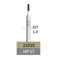 10pcs Dental Lab HP Tungsten Carbide Bur Cylinder HP 57 Dia 1.0mm