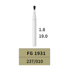 10pcs Dental Tungsten Carbide Bur FG1931 19mm 237/010 High Speed Crown Cutting