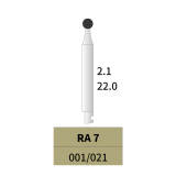 10pcs Dental Low speed Tungsten Carbide Bur RA/CA Shank RA7 22MM 001/021