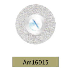 10pcs Dental Diamond Disc Extra Thin 0.15mm Double Sided Extra Fine Am16D15