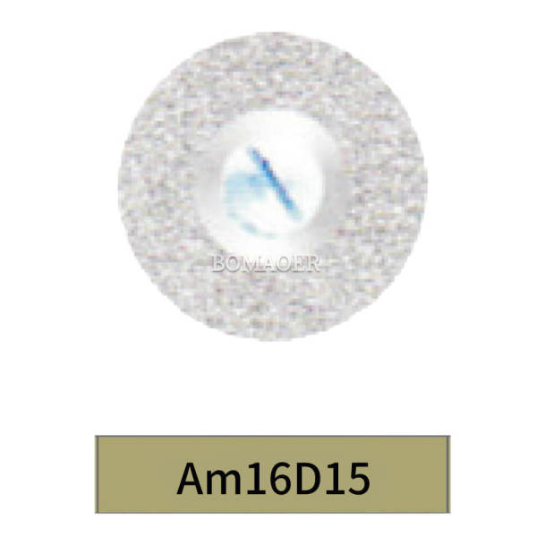 10pcs Dental Diamond Disc Extra Thin 0.15mm Double Sided Extra Fine Am16D15