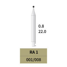 10pcs Dental Low speed Tungsten Carbide Bur RA/CA Shank RA1 22MM 001/008
