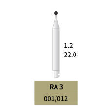 10pcs Dental Low speed Tungsten Carbide Bur RA/CA Shank RA3 22MM 001/012