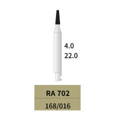 10pcs Dental Tungsten Carbide Bur RA/CA Shank RA702 22MM 168/016 Low speed